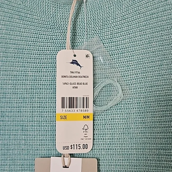 Tommy Bahama - Sweater dolman Sleeves boatneck - Picture 4 of 7